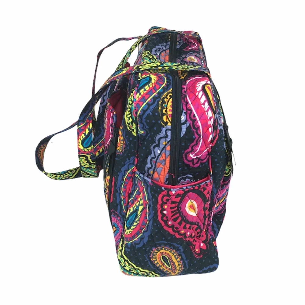 Vera Bradley Twilight Paisley Baby Bag Pink Black